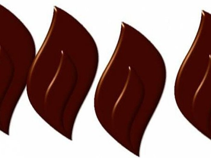 Шоколадний декор "Листочок"