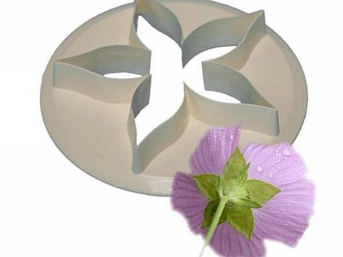Пластикова форма для листочків бутон роз - 70мм